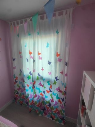 Cortinas mariposas 