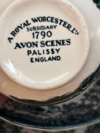Juego de Te y Merienda Porcelana