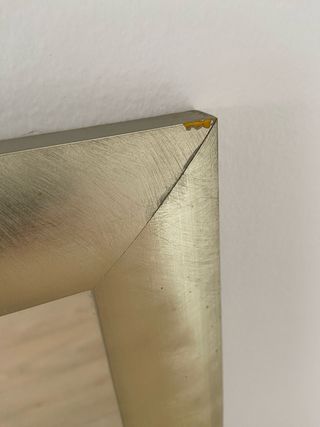 Espejo marco madera dorado