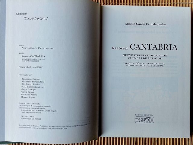 RECORRER CANTABRIA: NUEVE ITINERARIOS POR LAS CUENCAS DE SUS RIOS