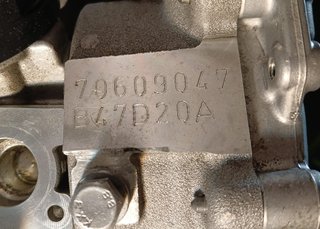 Motor bmw B47D20A serie x3 de 2015