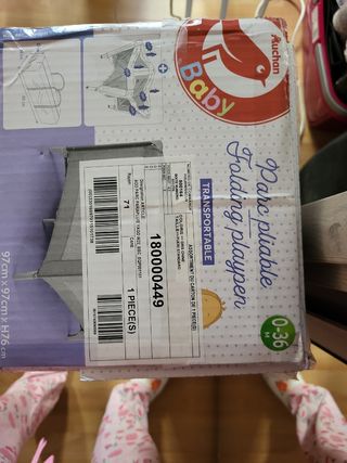 Parque infantil plegable nuevo