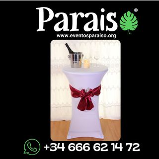 alquiler Fundas/Forros para Mesas Altas Móstoles