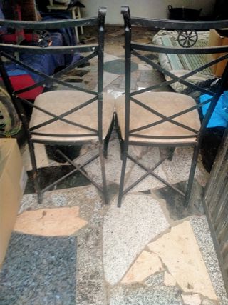 Mesa de cristal 6 plazas