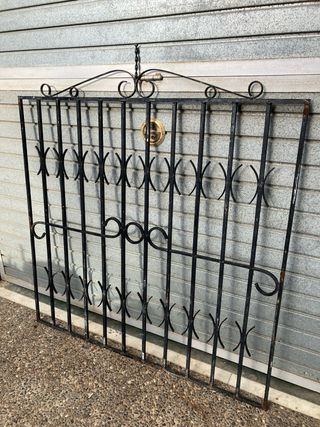 Reja de hierro macizo para ventana