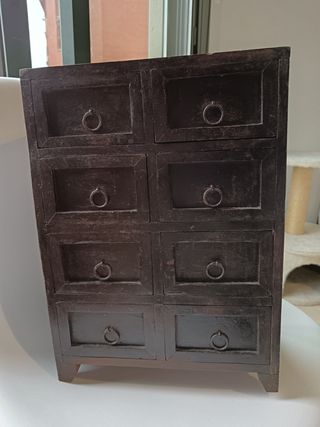OFFERTA India 2 piccoli armadietti antichi in legno