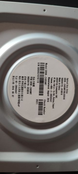 Unidad DVD, caja pc, alimentación, RAM DDR4