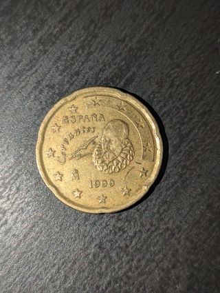 Moneda antigua Cervantes 1999 20cent