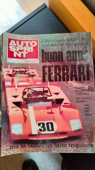 N.48 riviste di autosprint anno 1972