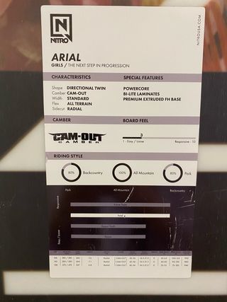 Tabla Snowboard Nitro Mujer