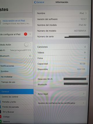 iPad Air (2014) 2e Generación