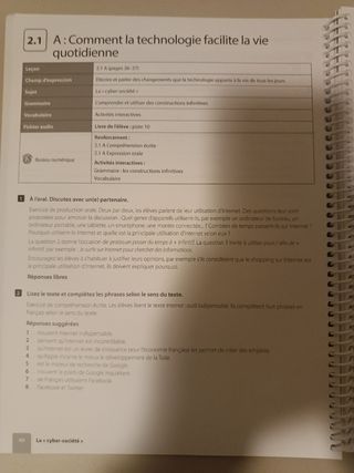 Libro del profesor - Francés 1º - Oxford