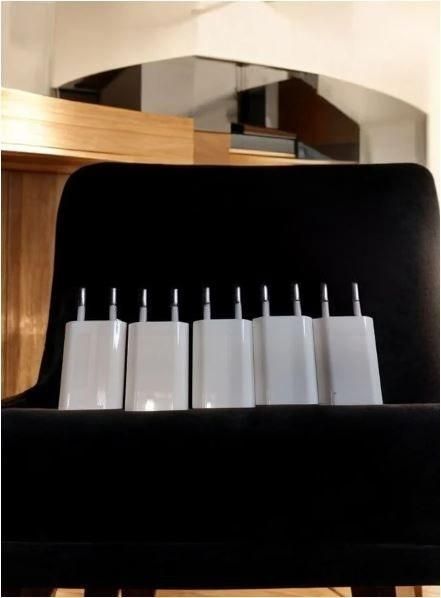 Lote 5 adaptador de rede Apple 1A original