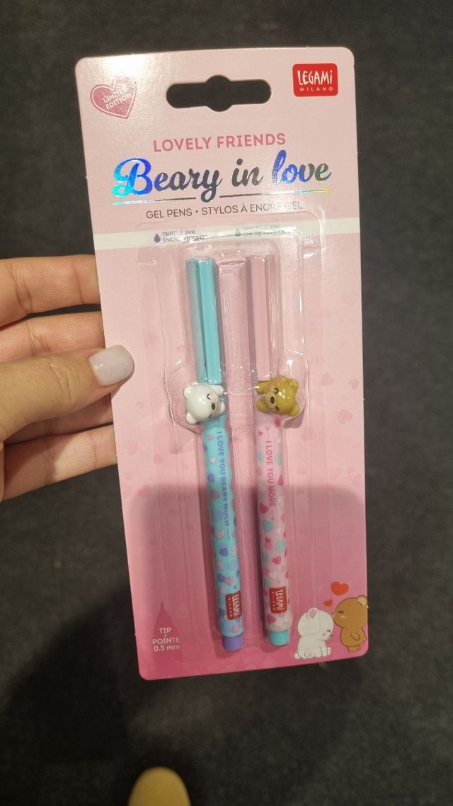 Canetas legami Beary in love , edição li