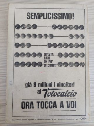 Almanacco del calcio Carcano 1970