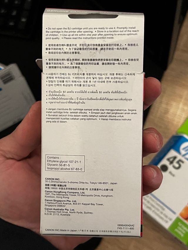 Cartucho Canon BX20 negro