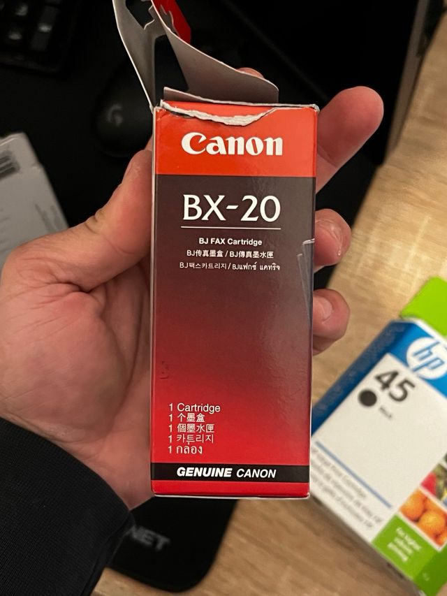 Cartucho Canon BX20 negro