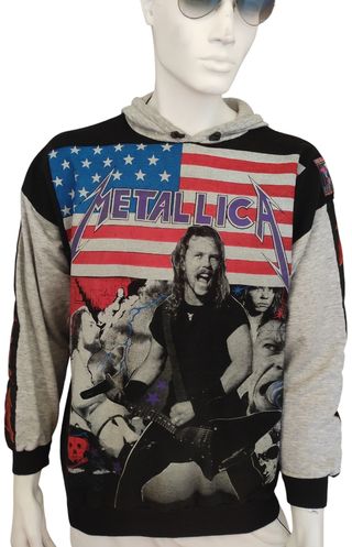 Felpa Metallica Vintage 90s Heavy Metal 