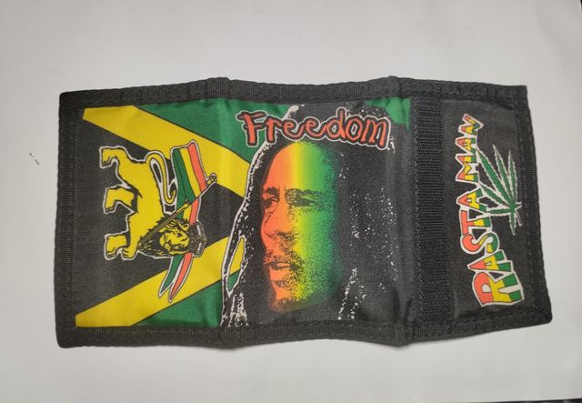 Portafoglio A Strappo Vintage anni 80 "Bob Marley"