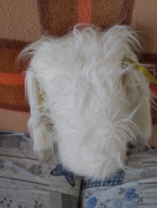 Micio -- Gatto -- Cat bianco peluche