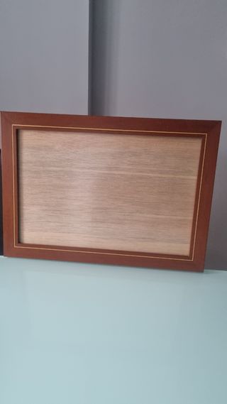 Marco pared madera