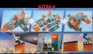 LEGO 60364 PARQUE DE PATINAJE URBANO CITY