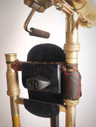 Trombón Shires hecho a mano. Con 2 campanas y fund