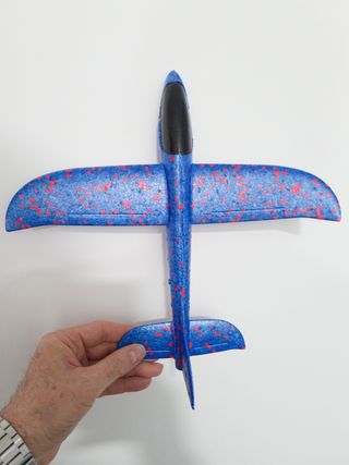 Avión de espuma 3 colores