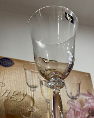 Set de 18 Copas de Cristal de Bohemia NUEVAS Engy