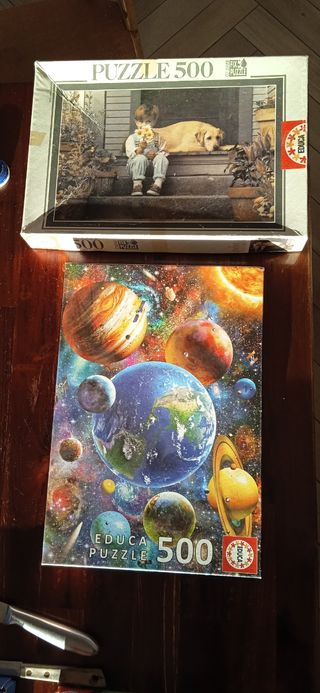 Puzzles de quinientas piezas