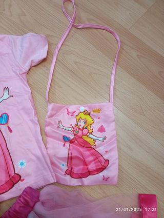 Disfraz princesa Peach 3-4 años