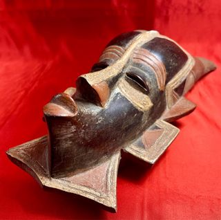 Máscara africana pueblo Ashanti de Ghana