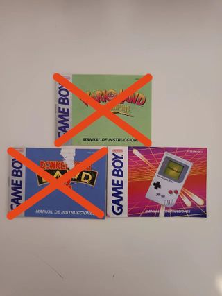 Manual original Game Boy