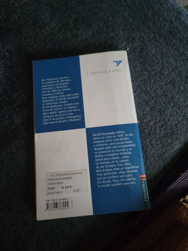 Un intruso en mi cuaderno