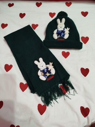 Gorro y bufanda niño
