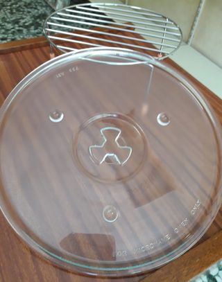 Plato Microondas con Parrilla