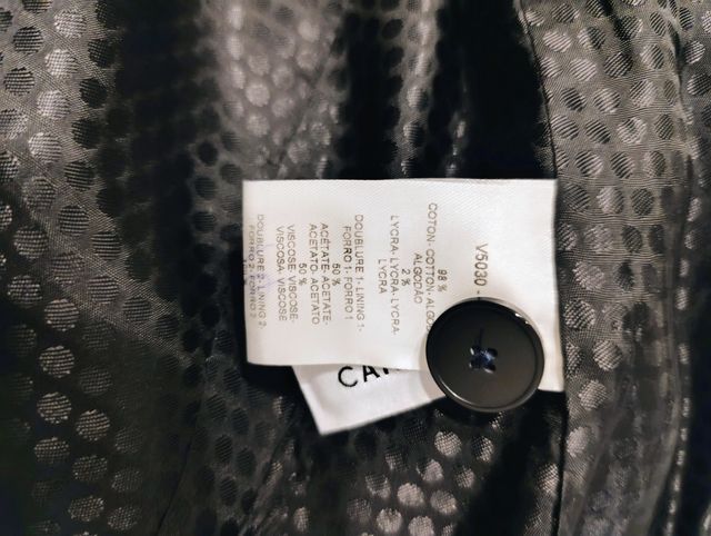 Blazer de terciopelo forrado 