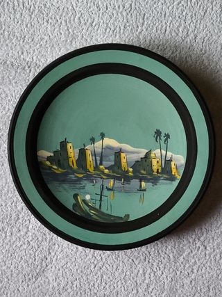"MARRAKECH" PLATO ARTESANÍA DECORACIÓN PARA COLGAR