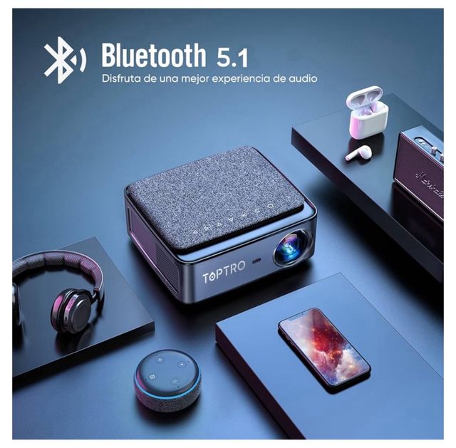 Proyector 5G WiFi Bluetooth 1080P 20000 Lúmenes