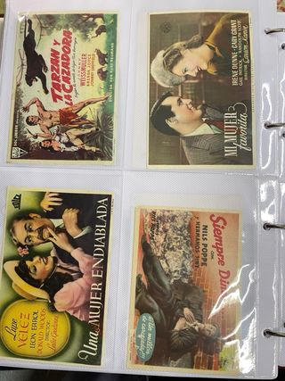 COLECCIÓN De Prospectos de cine antiguo