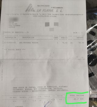 Culata Toyota Auris/ 2007/ tipo: D 1AD