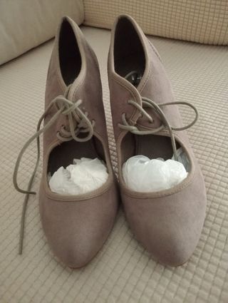 Zapatos de ante de Zara, T36