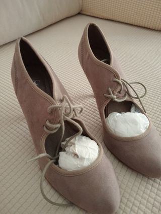Zapatos de ante de Zara, T36