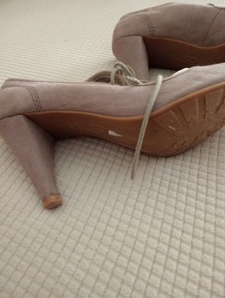 Zapatos de ante de Zara, T36