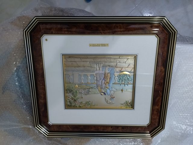 Bassorilievo in lastra argento 925/000