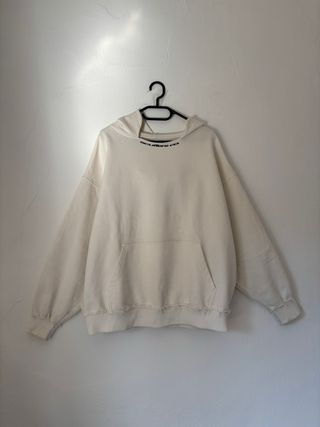 Sudadera blanca scuffers talla L