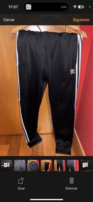 Chándal Adidas Originals negro sin capucha
