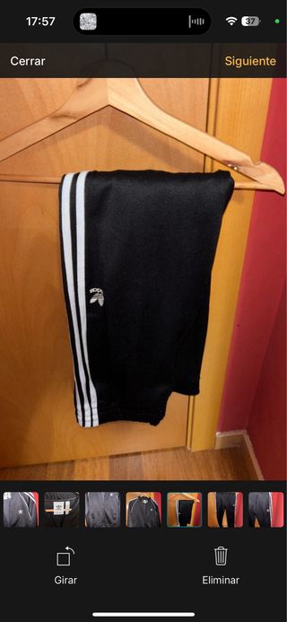 Chándal Adidas Originals negro sin capucha