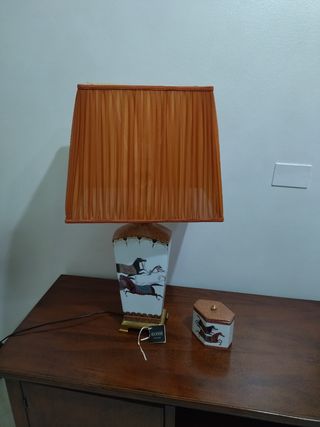 Paralume e portaoggetti - Rossi