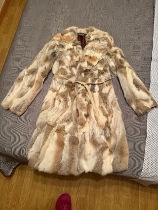 Abrigo piel